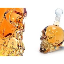 Ulugo Crystal Head Kuru Kafa Cam Şişe 350 ml