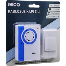 Ulugo Wireles Kablosuz Kapı Zili Pilli 16 Farklı Melodi 50MT Çekim Alanı Pil = 2AA - Düğme = 23A (5224)