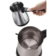 Ulugo Paslanmaz Çelik Türk Kahvesi Makinesi 6 Fincan Kpasiteli Elektrikli Cezve - Lisinya