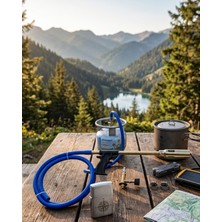 Ulugo Lpg Gazlı Pürmüz Hortumlu Alev Tabancası Mangal Yakma Kamp Ateşi ve Atölye Kullanımı - Lisinya