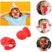 Ulugo Kırmızı Renk Lastikli Burun Palyaço Burun