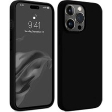 Ulugo Iphone 15 Pro Kılıf First Silikon - Siyah
