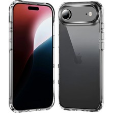 Ulugo Iphone 17 Air Lüx Şeffaf Silikon - Şeffaf
