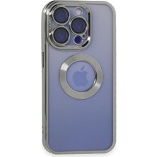 Ulugo Iphone 15 Pro Max Kılıf Slot Silikon - Gümüş