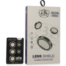 Ulugo Samsung Galaxy S24 Ultra Bilvis Titan Kamera Lens - Gold