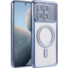 Ulugo Xiaomi Poco X6 Pro Joke Simli Magneticsafe Kılıf - Mavi