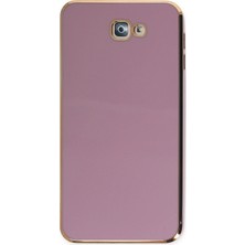 Pileli Store Pilelistore   Samsung Galaxy J7 Prime Kılıf Volet Silikon - Mor