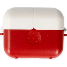 Pileli Store Pilelistore   Airpods 3 (3.nesil) Basmalı Kılıf - Kırmızı-Beyaz