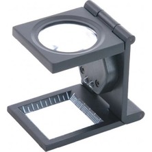 Ulugo 25X25 mm Full Çelik Kaplı Katlamalı Büyüteç TH9005B