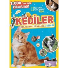 Ulugo National Geographic Kids Kediler Çıkartmalı Faaliyet Kitabı