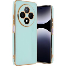 Ulugo Xiaomi Redmi 14C Kılıf Volet Silikon - Açık Yeşil