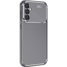 LTG Nova Galaxy A26 Kılıf Auto Focus Karbon Kapak - Gri