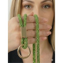 Case Collection Taşlı Telefon Askısı Boyun Için Ipli Strap 100CM