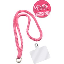 Karaner Taşlı Telefon Askısı Gökkuşağı Boyun Askısı