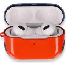 Pileli Store Pilelistore   Airpods Pro (1.nesil) 3in1 Kılıf - Kırmızı-Lacivert