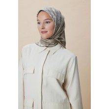 Maisa Kün Mulberry Ipek Eşarp 90*90 cm - Vizon