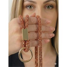 Case Collection Taşlı Telefon Askısı Boyun Için Ipli Strap 100CM