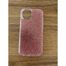 Case Collection Iphone 15 Pro Uyumlu Diadmond Taşlı Slikon Kılıf (Handmade)