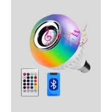 Senka Mey Ithalat® 12W LED Ampul – Renkli Işık ve Dahili Hoparlör Özellikli