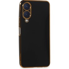 Eco Port Vivo Y17S Kılıf Volet Silikon - Siyah