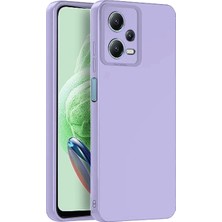 Eco Port Xiaomi Redmi Note 12 Pro 5g Kılıf Nano Içi Kadife Silikon - Lila