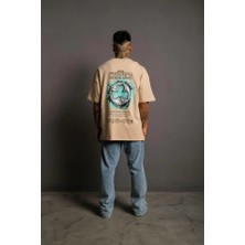 Secret Sita Erkek Irt Baskılı tshirt  Bej