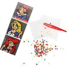 Senka Mey Ithalat® 3ın1 Princess Pixel Pixel Boncuk Aktivite ve Oyuncak Seti S00005169