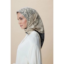 Maisa Kün Mulberry Ipek Eşarp 90*90 cm - Haki