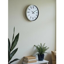 Senka Mey Ithalat® 36 cm Krem Roma Rakamlı Duvar Saati