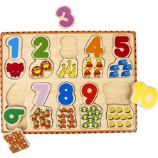 Senka Mey Ithalat® 1006609 Tahta Bultak Rakamlar Hayvanlı