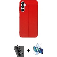 İlk El Grup Ieg™ Galaxy A25 5g Kılıf Doruk Klasik Özel Seri - Siyah 3D Antistatik Seramik Nano Ekran Koruyucu + Siyah Valdez Metal Kamera Lens