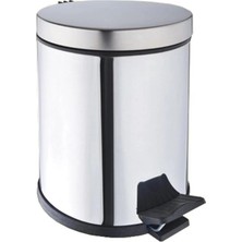 Senka Mey Ithalat® Onno Parlak Pedallı Çöp Kovası 5 Lt