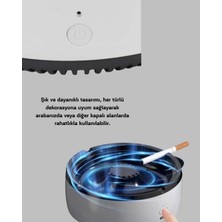 Senka Mey Ithalat® Sigara Dumanı ve Koku Hava Temizleyici Küllük – 2 Katmanlı Filtreli