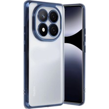 Ulugo Xiaomi Redmi Note 14 Pro Plus Kılıf Razer Lensli Silikon - Lacivert