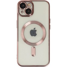 Ulugo Iphone 14 Plus Kılıf Kross Magneticsafe Kapak - Rose