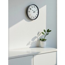 Senka Mey Ithalat® 36 cm Gri Standart Dekoratif Duvar Saati