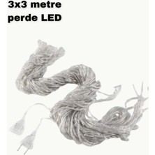 Ulugo 3x3 LED Işık Perdesi Şelale Model Iç Dış Mekân Dekorasyonu - Lisinya