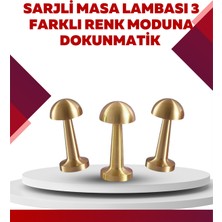 Aksiyon Global Şarjlı Dimmerli LED Masa Lambası – 4-8 Saat Aydınlatma - Lisinya