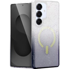 Ulugo Samsung Galaxy S25 Pummel Shiny Magsafe Kapak - Siyah