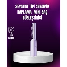 Ulugo Kablosuz USB Şarjlı Saç Düzleştirici Tarak – Seyahat Boy - Lisinya