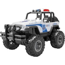 Senka Mey Ithalat® XFG-989-107 -Vardem Çek Bırak Üstü Açık Bigfoot Off-Road Polis Jeep