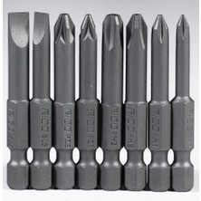 Rico 005-KK1130 Yıldız Düz Bits Uç Seti Ph+Pz+Sl 8 Parça 50 mm