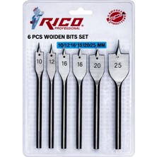 Rico 013-RC1300 6 Parça Yaprak Matkap Ucu Takımı