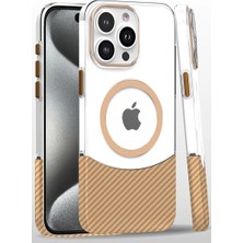 Ulugo Joko  Iphone 16 Pro Carbon Puzzle Magsafe Kapak - Desert