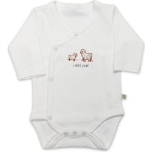 Senka Mey Ithalat® Curly Lamb Uzun Kol Kravuze Body 17111 Bej Mavi Ekru