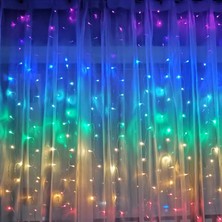 SHC4200 Perde LED 240 Ledli 8 Fonksiyonlu Dekor Lambası Rgb