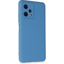 Ulugo Xiaomi Redmi Note 12 5g Kılıf Nano Içi Kadife Silikon - Mavi