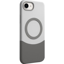 Ulugo Joko  Iphone 16E Velar Magsafe Kapak - Natural Grey