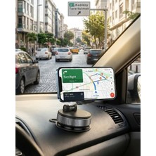 Ulugo Katlanabilir Manyetik Telefon Tutucu Araç Konsol Telefon Standı - Lisinya