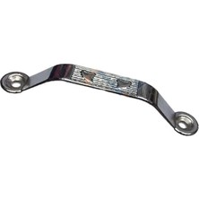 Ulugo Dekoratif Zamak Kulp Dıştan - 64MM, Nikel, 100 Adet
